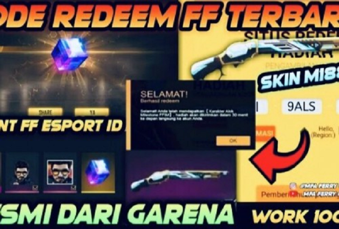 Buruan Klaim! Kode Redeem Free Fire Terbaru 1 Oktober 2021, Hadiah Kejutan Skin langkah